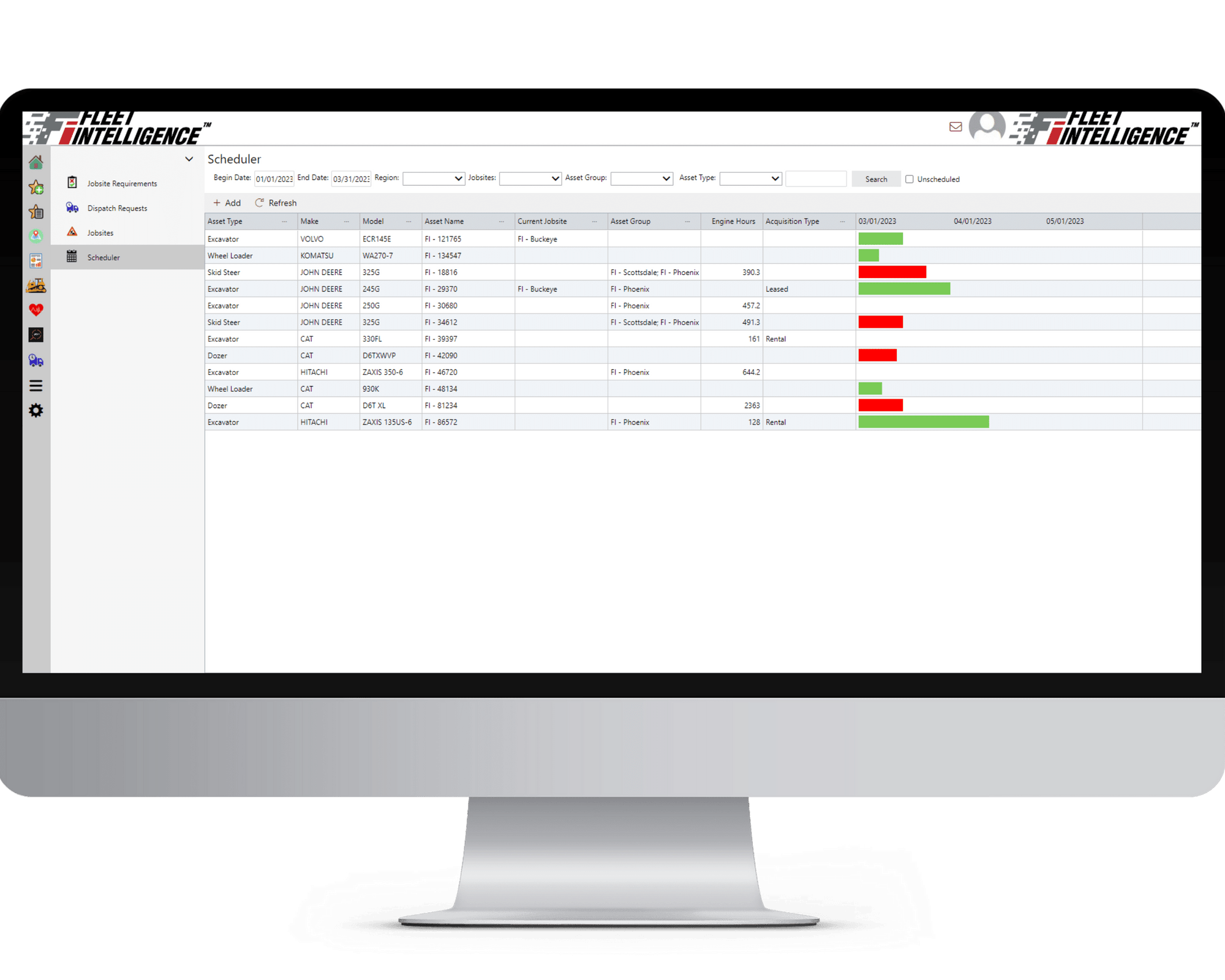 Product Image : FI™ Equipment Scheduler Module