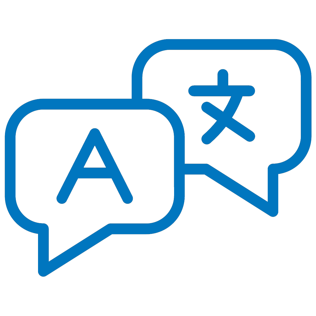 Multi Language Accessibility icon