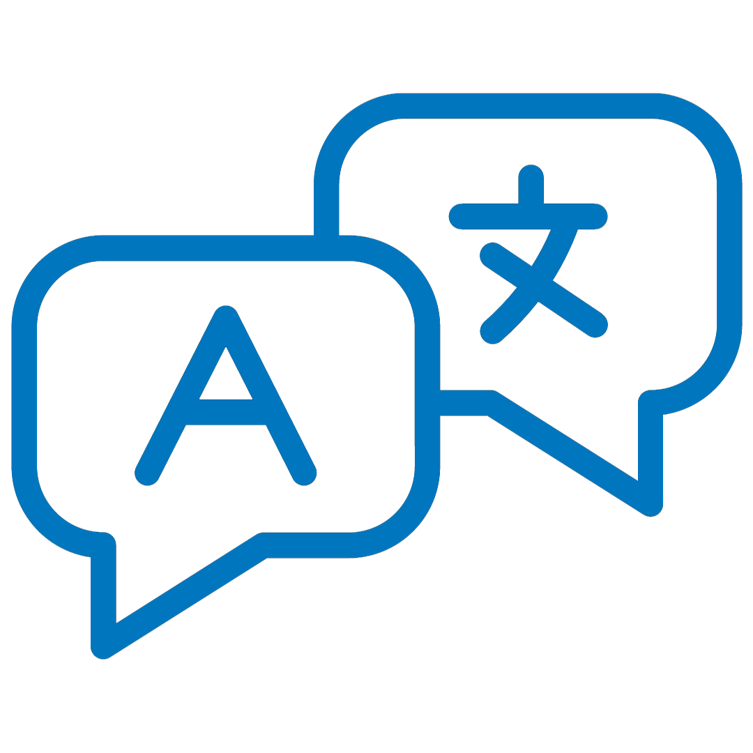 Multi Language Accessibility icon